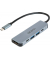 USB-Hub D32060 5-fach silber