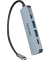 USB-Hub D32060 5-fach silber