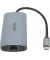 USB-Hub D32062 8-fach silber
