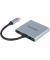 USB-Hub D32063 4-fach silber