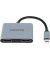 USB-Hub D32063 4-fach silber
