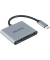 USB-Hub D32063 4-fach silber