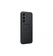 Card Slot Case Handy-Cover für SAMSUNG Galaxy A35 schwarz