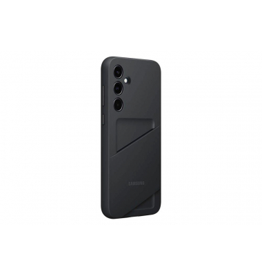 Card Slot Case Handy-Cover für SAMSUNG Galaxy A35 schwarz