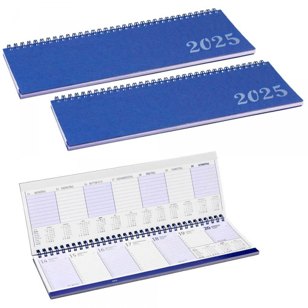 4255704327106 - Tischquerkalender 297673 Standard 1 Woche 2 Seiten 297x102cm 2025 4255704327106 Head 3 Stück 4255704327106 - Tischquerkalender 297673 Standard 1 Woche 2 Seiten 297x102cm 2025 4255704327106 Head 3 Stück