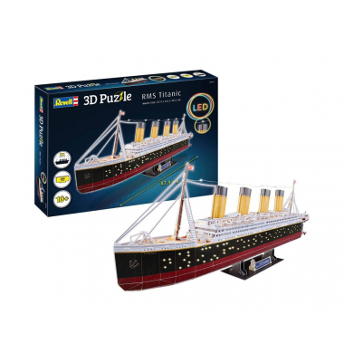 RMS Titanic - LED Edition 3D-Puzzle, 266 Teile
