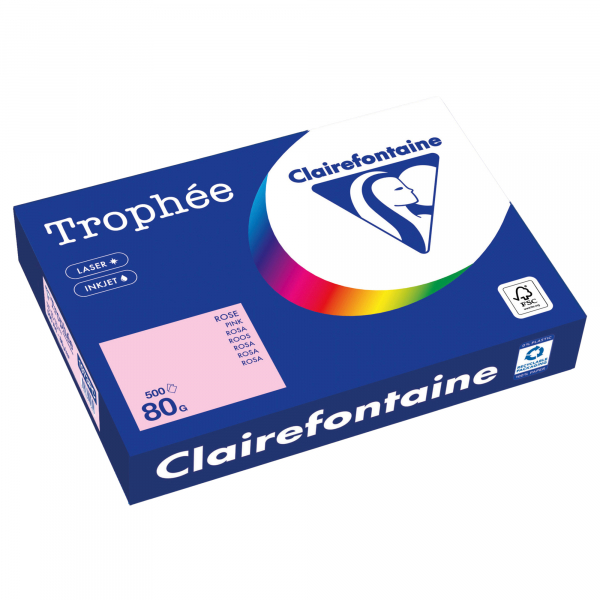 3329680000849 - Kopierpapier Trophee 1973PC rosa A4 80g 500 Blatt 3329680000849 500 Blatt