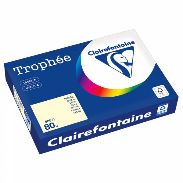 3329680001358 - Kopierpapier Trophee 1871PC sand A4 80g 500 Blatt 3329680001358 500 Blatt