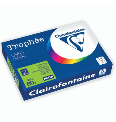 Kopierpapier Trophee 2975PC grün A4 80g 