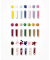 Bio Glitter & Pailletten-Set Rainbow L Glitzer farbsortiert