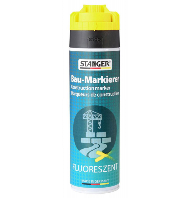 Bau-Markierer Markierungsspray neongelb 500,0 ml Bau-Markierer Markierungsspray neongelb 500,0 ml