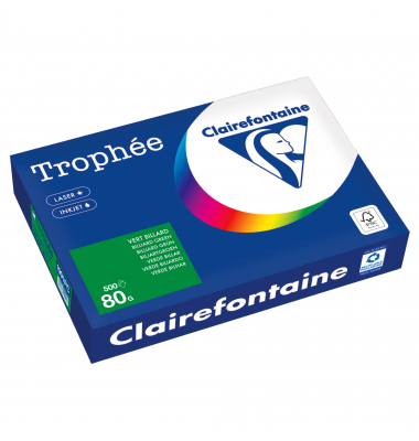 Kopierpapier Trophee 1991PC billardgrün A4 80g 