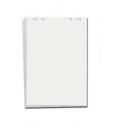 Flipchartblock 41653, 63x98cm, blanko, 80g