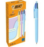 4-Farben-Kugelschreiber PASTEL mehrfarbig Schreibfarbe farbsortiert