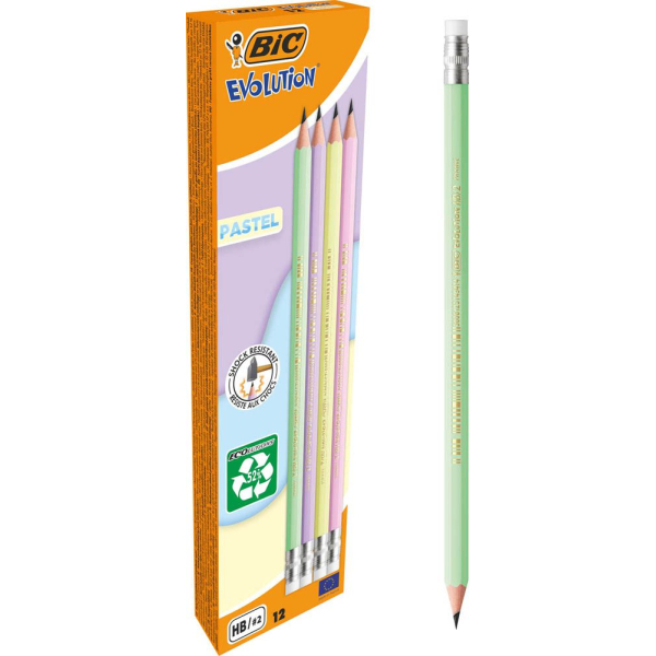 3086123744936 - Bleistift-Set EVOLUTION PASTEL 518306 je3x rosa lila grün gelb kA HB 3086123744936 10 Stück 3086123744936 - Bleistift-Set EVOLUTION PASTEL 518306 je3x rosa lila grün gelb kA HB 3086123744936 10 Stück