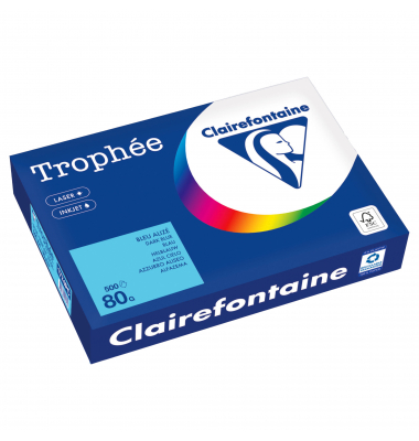 Kopierpapier Trophee 1774C blau A4 80g