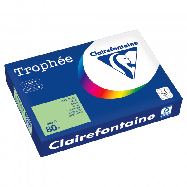 3329680000764 - Kopierpapier Trophee 1777PC grün A4 80g 500 Blatt 3329680000764 500 Blatt