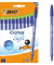 Kugelschreiber Cristal Soft transparent Schreibfarbe blau