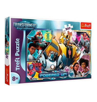 Transformers EarthSpark Powerd Up! Puzzle, 300 Teile Transformers EarthSpark Powerd Up! Puzzle, 300 Teile