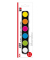 6 Marabu Neon Acrylfarben farbsortiert