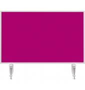 Tischtrennwand VarioPin 1108018 800x500mm pink
