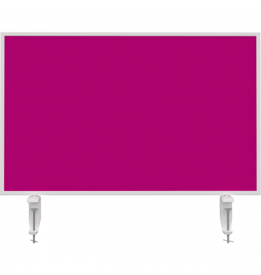 magnetoplan Tischtrennwand VarioPin 1108018 800x500mm pink