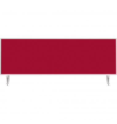 magnetoplan Tischtrennwand VarioPin 1116006 1.600x500mm rot