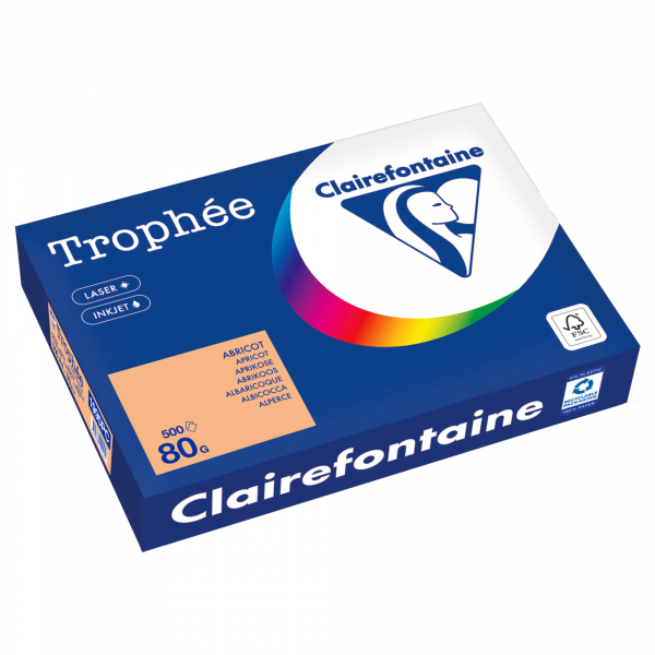 3329680002164 - Kopierpapier Trophee 1995PC aprikose A4 80g 500 Blatt 3329680002164 500 Blatt