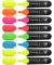 Textmarker Job, 115068, Etui, 8-farbig sortiert, 1-5mm Keilspitze