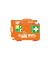Erste-Hilfe-Kasten Quick-CD Kinder Joker ohne DIN orange