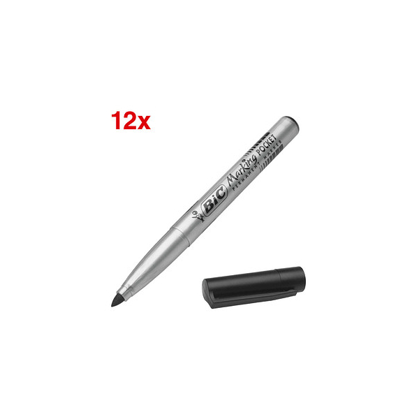 3086123334441 - Permanentmarker ECOlutions Öko 8209022 12 St schwarz 1mm Rundspitze 3086123334441 BIC 3086123334441 - Permanentmarker ECOlutions Öko 8209022 12 St schwarz 1mm Rundspitze 3086123334441 BIC
