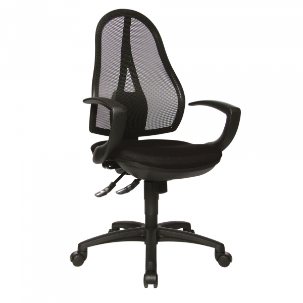 4014296027180 - Bürodrehstuhl Open Point SY schwarz mit Armlehnen bis 110kg 4014296027180 Topstar