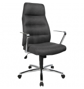 Chefsessel Chairman 70, anthrazit / chrom, mit Armlehnen, bis 110kg, ohne Kopfst&uuml;tze