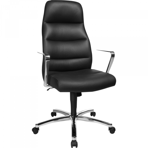 4014296384856 - Chefsessel Chairman 70 schwarz mit Armlehnen bis 110kg 4014296384856 Topstar