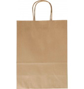 Geschenktasche 22410 L, allgemein, mit gedrehtem Papiertragegriff, 24cm x 31cm