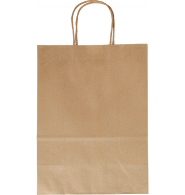 Geschenktasche 22410 L, allgemein, mit gedrehtem Papiertragegriff, 24cm x 31cm
