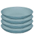 4 koziol Teller Club blau 22,0 cm
