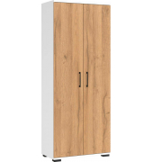 Aktenschrank Profi 3.0 Profi 3.0, 4250-559 weiß, grandson-eiche 4 Fachböden 80,0 x 40,0 x 200,0 cm