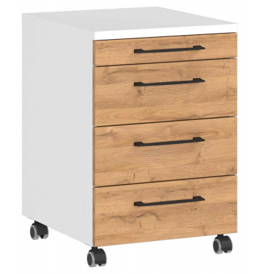 Profi 3.0 Profi 3.0 Rollcontainer weiß, grandson-eiche 4 Auszüge 42,0 x 49,0 x 61,0 cm