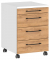 Profi 3.0 Profi 3.0 Rollcontainer weiß, grandson-eiche 4 Auszüge 42,0 x 49,0 x 61,0 cm