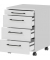 Profi 3.0 Profi 3.0 Rollcontainer lichtgrau 4 Auszüge 42,0 x 49,0 x 61,0 cm