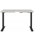 Sitz-Steh-Schreibtisch JET, elektrisch höhenverstellbar, 72-120cm (H), 120x80cm (BxT), rechteckig, lichtgrau / schwarz