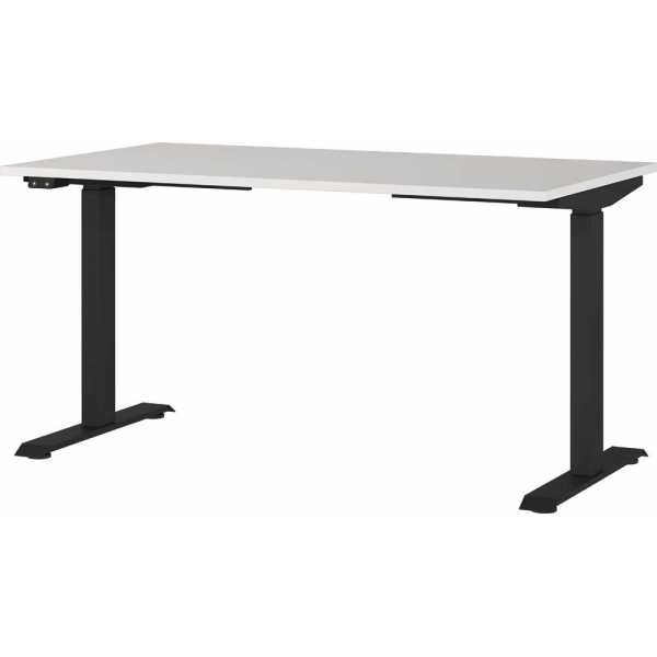 4005949790988 - Sitz-Steh-Schreibtisch JET 7905-581 elektrisch höhenverstellbar 140x80cm (BxT) rechteckig lichtgrau Schwarz 4005949790988 4005949790988 - Sitz-Steh-Schreibtisch JET 7905-581 elektrisch höhenverstellbar 140x80cm (BxT) rechteckig lichtgrau Schwarz 4005949790988