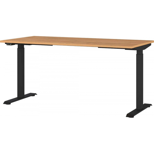 4005949791367 - Schreibtisch Agenda Home elektrisch höhenverstellbar B 1600 x T 800 x H 720-1200 mm Grandson-Eiche Schwarz + Memory-USB-Panel 4005949791367 - Schreibtisch Agenda Home elektrisch höhenverstellbar B 1600 x T 800 x H 720-1200 mm Grandson-Eiche Schwarz + Memory-USB-Panel