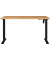 Sitz-Steh-Schreibtisch Profi 3.0, elektrisch höhenverstellbar, 71-119cm (H), 140x80cm (BxT), rechteckig, grandson-eiche / schwar