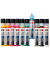 Lama Fenstermalfarben farbsortiert 10 x 25,0 ml