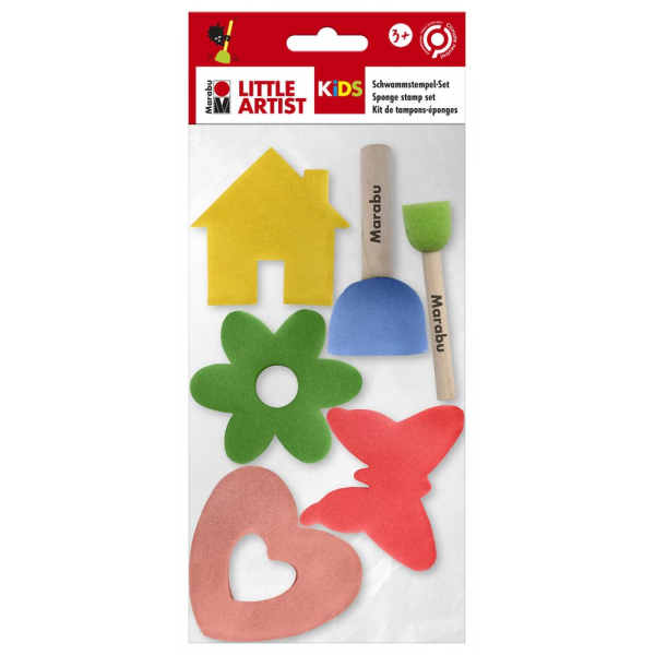 4007751963833 - Little Artist Stempel Malschwämme 4007751963833 6 Stück 4007751963833 - Little Artist Stempel Malschwämme 4007751963833 6 Stück