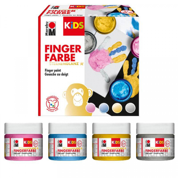 4007751968623 - 4 KiDS Sternenglanz Fingerfarben farbsortiert 4007751968623 400 Milliliter 4007751968623 - 4 KiDS Sternenglanz Fingerfarben farbsortiert 4007751968623 400 Milliliter