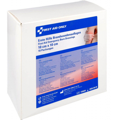 Brandwunden-Kompressen P-91400 00 transparent