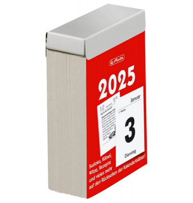 Abreißkalender 50047833, Größe 3, 1Tag / 1 Seite, 5,5x8cm, 2026